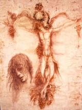 Kruzifixus, Studie zum Bronzekreuz von St. Eligius (1978)