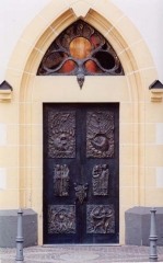 Portal St. Laurentius, Ahrweiler, Außenansicht (2002)