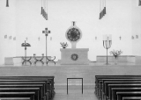 Chor der Pfarrkirche Zu den Hl. Schutzengeln, Schaffhausen, Neugestaltung des Chorraums (1970)